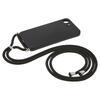 For iPhone 16e Case Flexible TPU Fiber Lining Anti-Shock Crossbody Phone Cover
