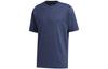 T Shirts Men's Blue Crew Neck Moderate Straight Fit FM5395