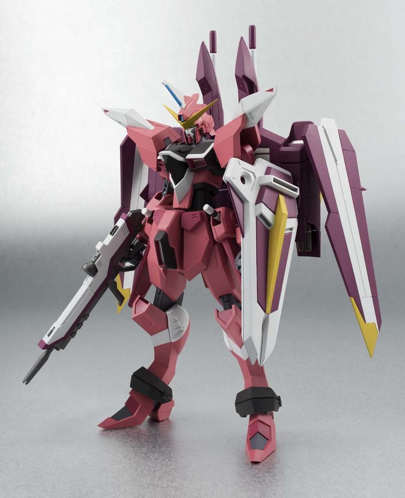 TAMASHII NATIONS ROBOT SPIRITS Mobile Suit Gundam SEED Justice Approximately ABS Action Figure [SIDE MS] Gundam, 140mm, & PVC, Pre-painted