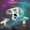 Rotatable Luminous Astronaut Aircraft Toy for Kids