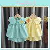 Baby Sets Girl Summer Clothing Cute Fruit Cotton Girls Plaid Sweet Princess 2pcs Suit Childrens Clothing Kids Vestidos