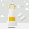 2PCS/3pcs Children's Waterproof Apron, Kindergarten Studio Chef's Clothing Baking Experience Clothes, Reverse Cover Chef's Hat