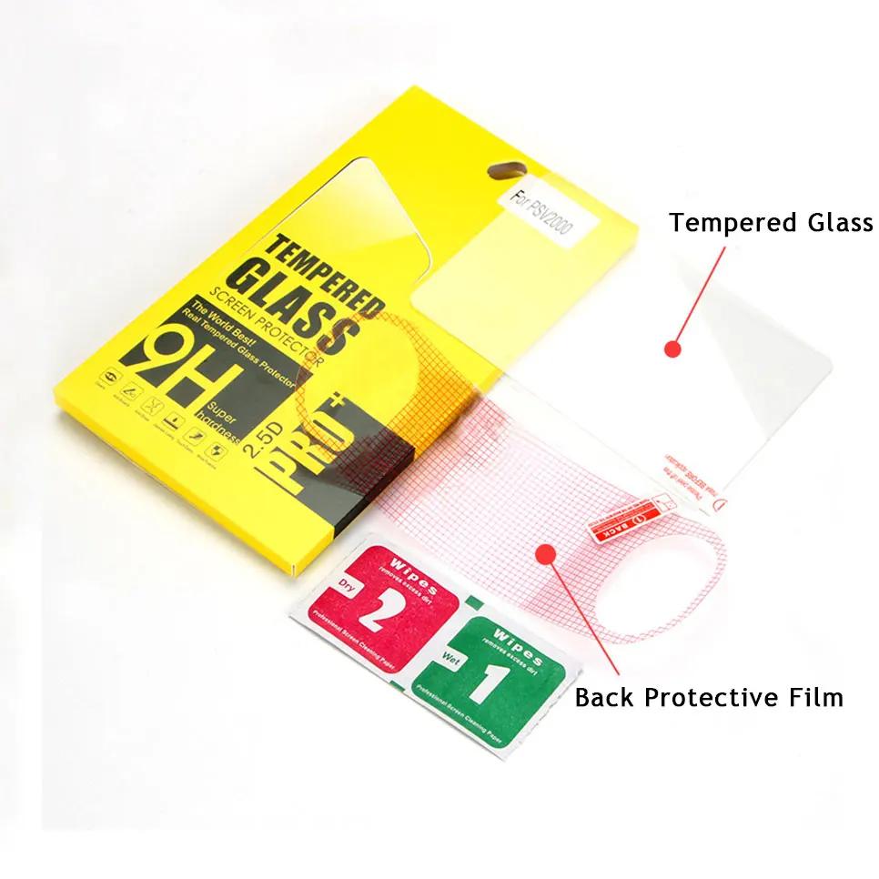 Tempered Glass Clear Full HD Screen Protector Cover Front Back Film Guard for Psvita PS Vita PSV 1000 2000 PSV1000 PSV2000