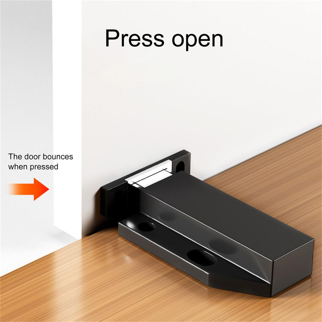 Magnetic Push to Open Cabinet Latches 2Pieces Strong Push Out Designs for Kitchen Supplies and Closet Daily Use
