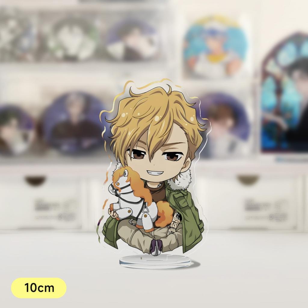 Anime Katekyo Hitman Reborn 10cm Acrylic Stand Model Figures Sawada Tsunayoshi Gokudera Hayato Cosplay Desk Decor Model Gifts