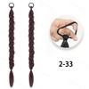 MISS WIG Synthetic With Elastic Band Hair Fiber Extensions Natural Looking  Long Braided Ponytail Hair Accessories For Women Party Daily Use
