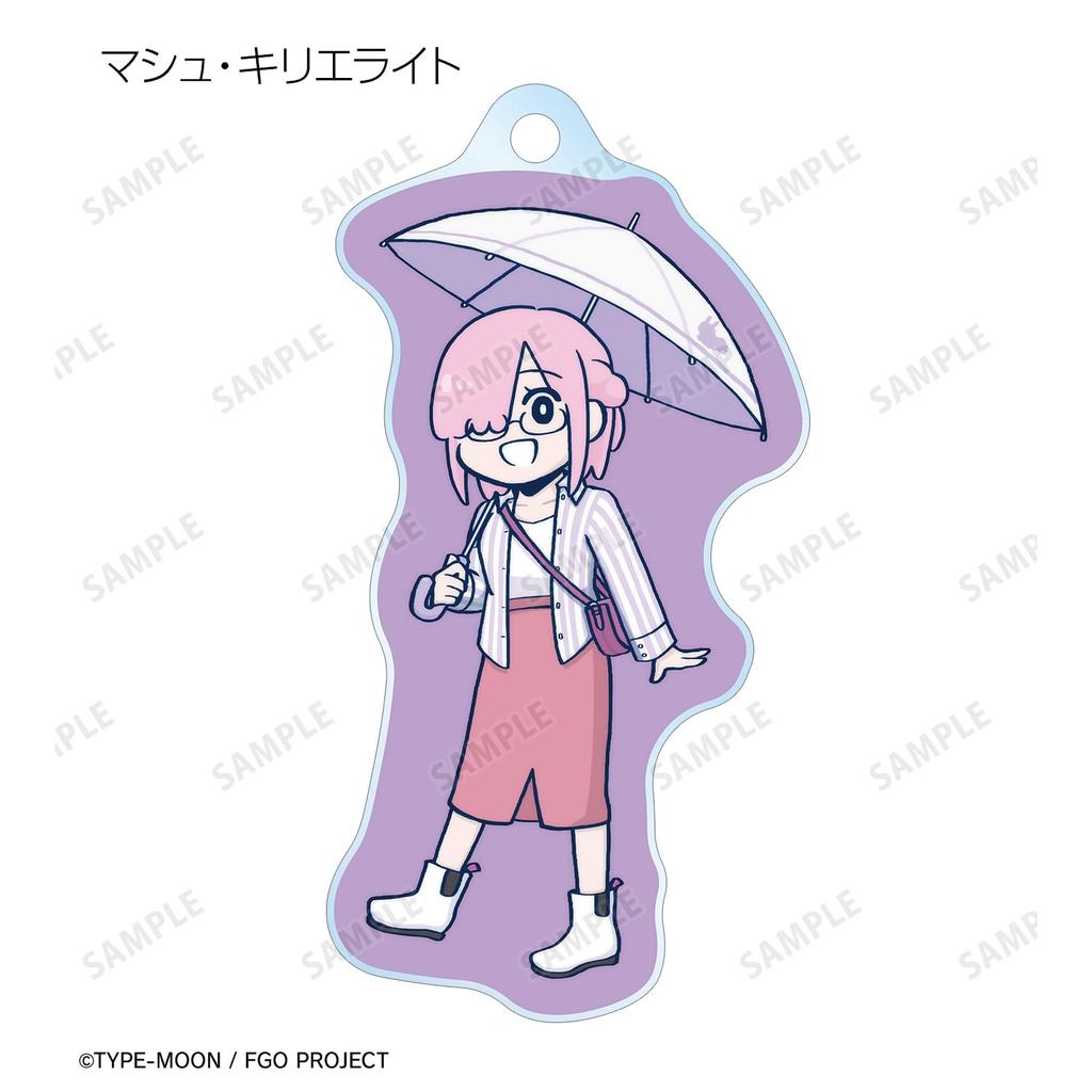 Anime [FateGrand Order: Ritsuka Fujimaru Doesn't Know] Original Illustration by Tsuchida, Between the Rainy Season Ver. Trading Acrylic Keychains,