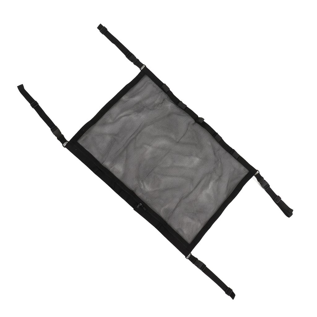 Car Ceiling Cargo Net Pocket Car Mesh Roof Organizer for Fishing Rod Travel Toys Bedding
