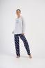Women's Cotton Pajamas Long Pants And Long Sleeve S Vienetta Pandas