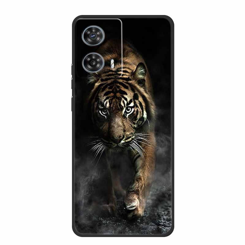 Phone Case For Motorola Edge 50 Fusion Back Cover Case Black Silicone Soft Coque For Moto Edge 50 Fusion Case 6.7" Funda Shell