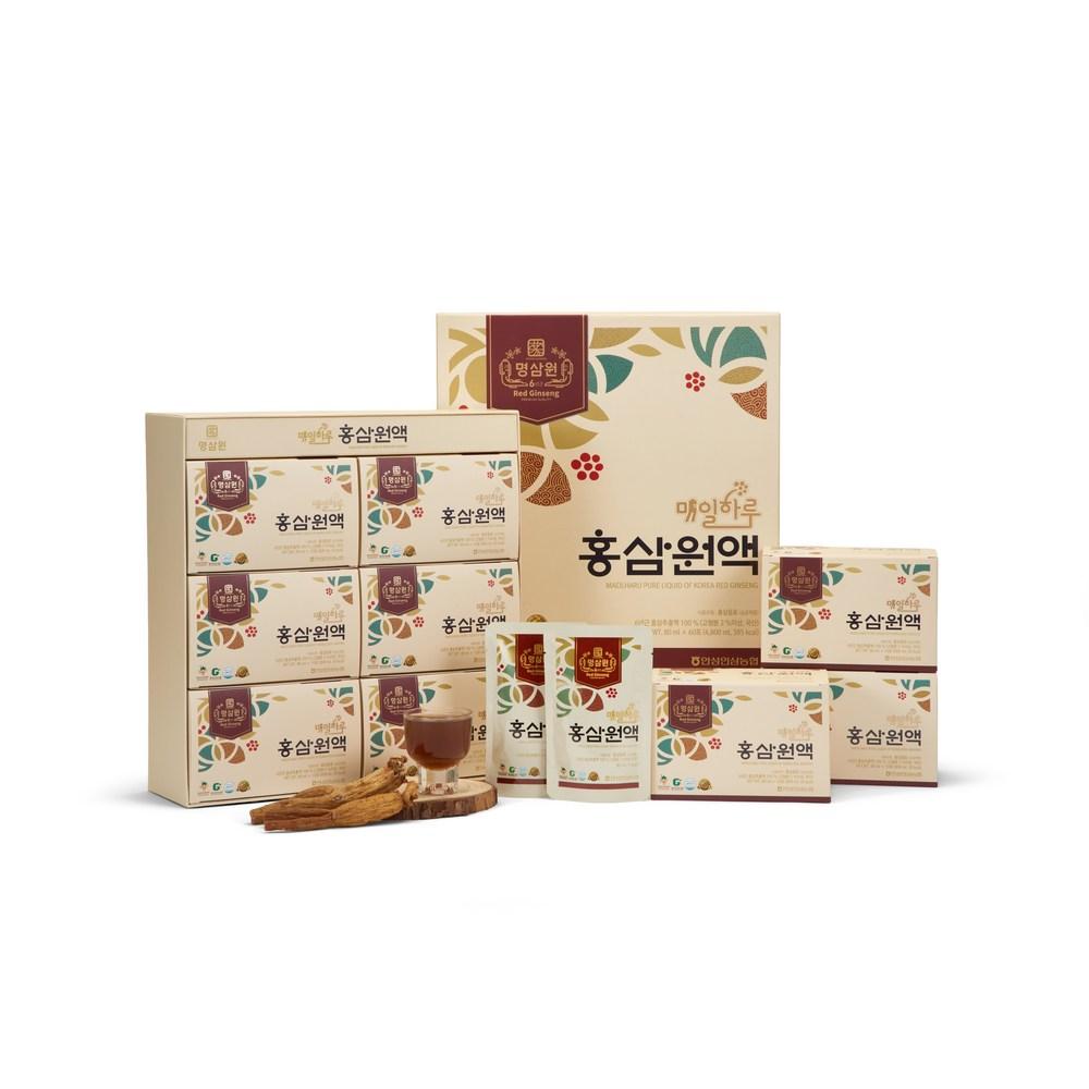 Anseong Ginseng Agricultural Cooperative Myeongsamwon Maeil Haru Red Ginseng Extract 80ml 30 Pouches 30 Pcs 80ml
