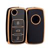 Car Key Case Cover Keychain for Volkswagen Key Sleeves Langyi Sagitar Jetta Weiling Bora Tiguan VW Keychain for Car Key Case