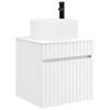 Wall Mounted Washbasin Vanity Unit White 49 X 44.5 X 65.5 Cm