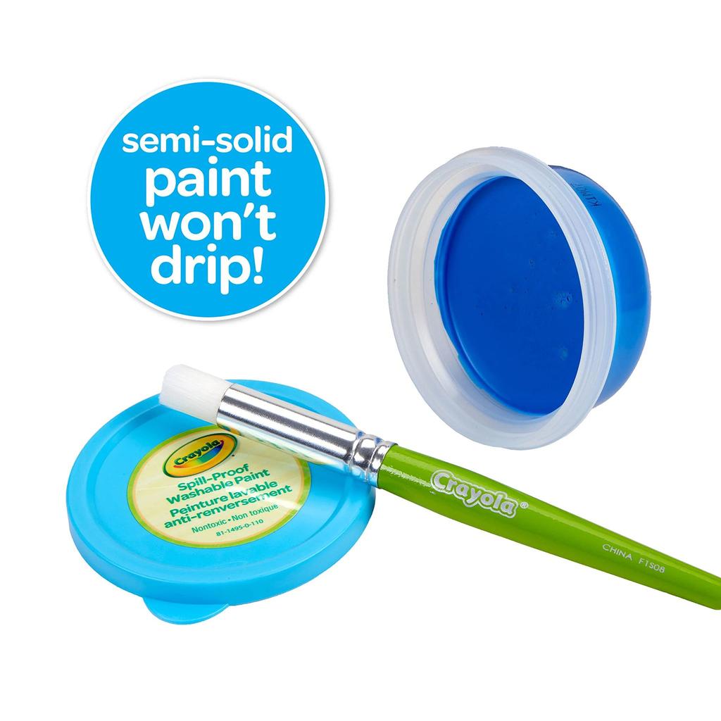 Crayola 811495 Genuine Coloring Book 4 Coloring 20 No Water Required Set, Colors, Sheets, Sheets,