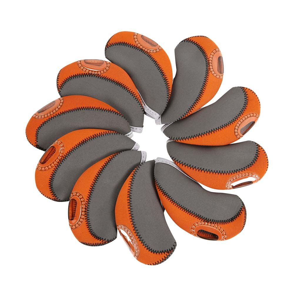 Iron Covers Set Protective Cover Golf Iron Headcover Protector Case Golf Headcovers Golf Head Cover