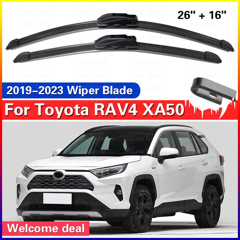 Car Front Windshield Wiper Blades Wipers for For Toyota RAV4 XA50 2019 - 2023 Accessories Window Cutter Brushes RAV 4 50 2020 Toyota RAV4