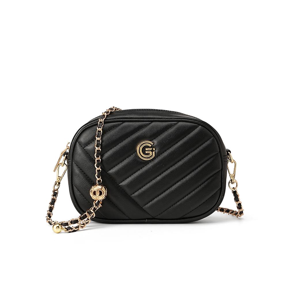 Genuine Leather Diamond-shaped Chain Small Square Bag, Cross-border Fashionable and Versatile Mobile Phone Bag, Single-shoulder Crossbody Women's Bag