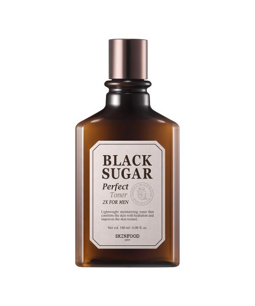 [2pcs] Skinfood Black Sugar Perfect Toner 2X for Men NONE