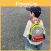Versatile Children's Backpack Soft Nylon Material With Creative Print For Daily Use