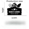 Customizable Metal Sign Family Name Silhouette Garden Decor Hot Sale Outdoor