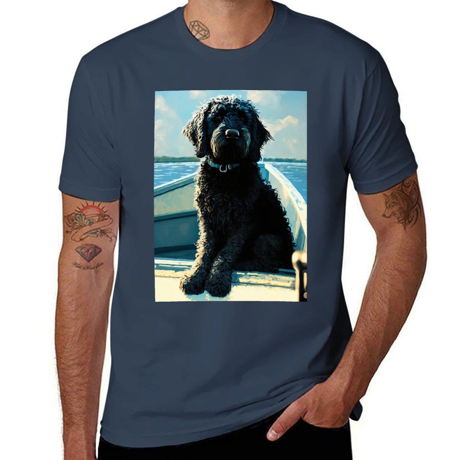 Beacon the Doodle Dog TShirt Relaxed Fit Casual Short Sleeve Top S