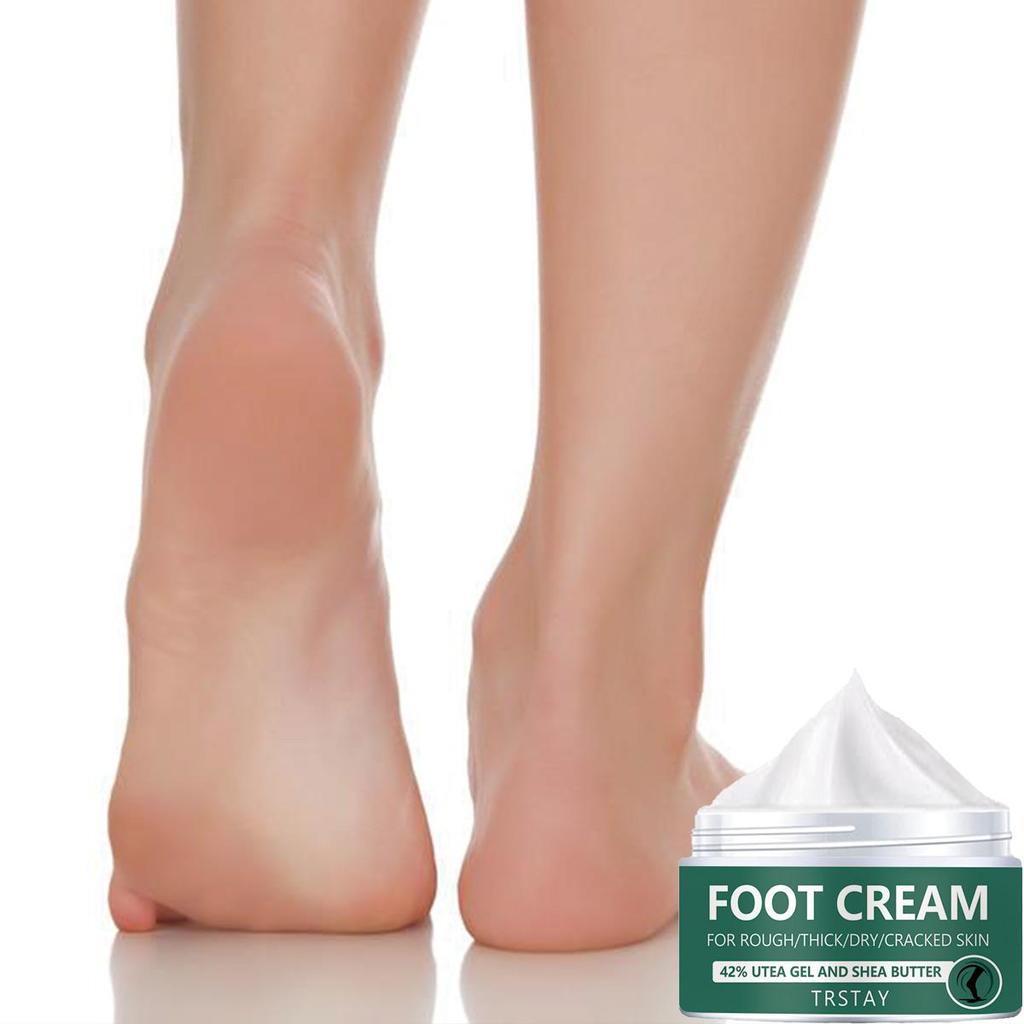 Krém na nohy, praskliny na patách k odstranění odumřelé kůže, péče o pokožku suchá maska ​​exfoliace, jemná a nedráždivá pokožka
