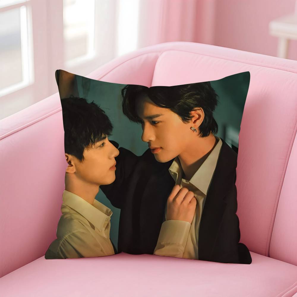 Bl Tv R-Revenged Love Pillow Case Anti-Dustmite Pillowcase Invisible Zipper Silky Short Plush Sofa Cushion Cover