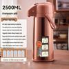 Giant Press-Type Hot Water Kettle with Large Capacity, Double-Tube Glass Liner for Household or Tea Room