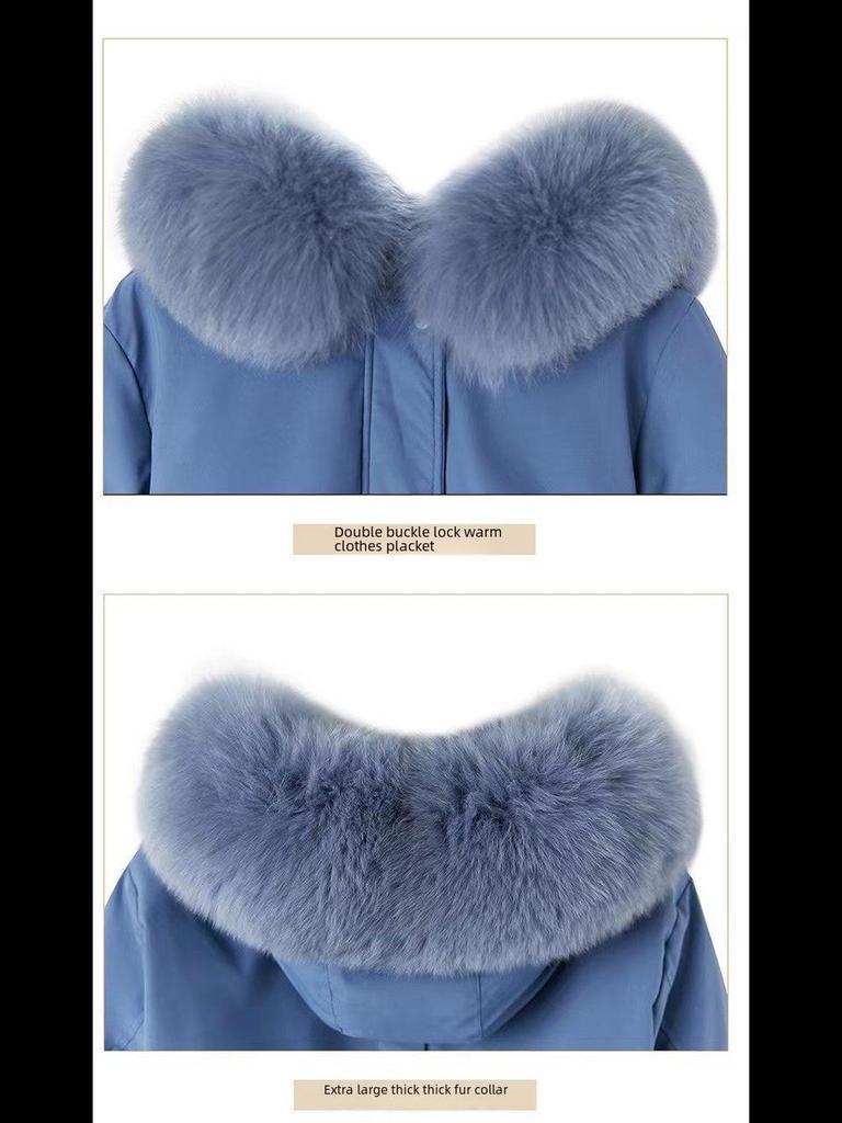 Cappotto Lungo Largo in Cotone da Donna Parker - Inverno 2023 Stile Coreano alla Moda