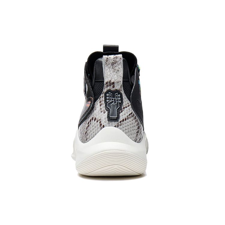 Li-Ning CJ-1 Mid Rock & Roll Men Sneakers Black Pearl-White ABAR019-22