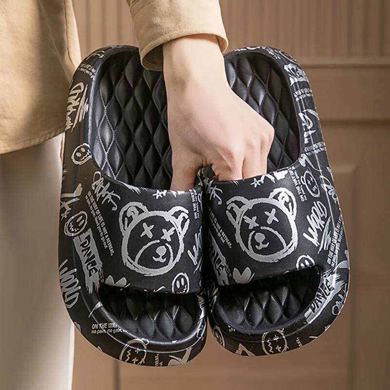 Unisex Cartoon EVA Thick-Soled Slippers