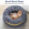 Super Soft Pet Cat Bed Plush Full Size Washable Calm Bed Donut Bed Comfortable Sleeping Artifact Suitable For Winter