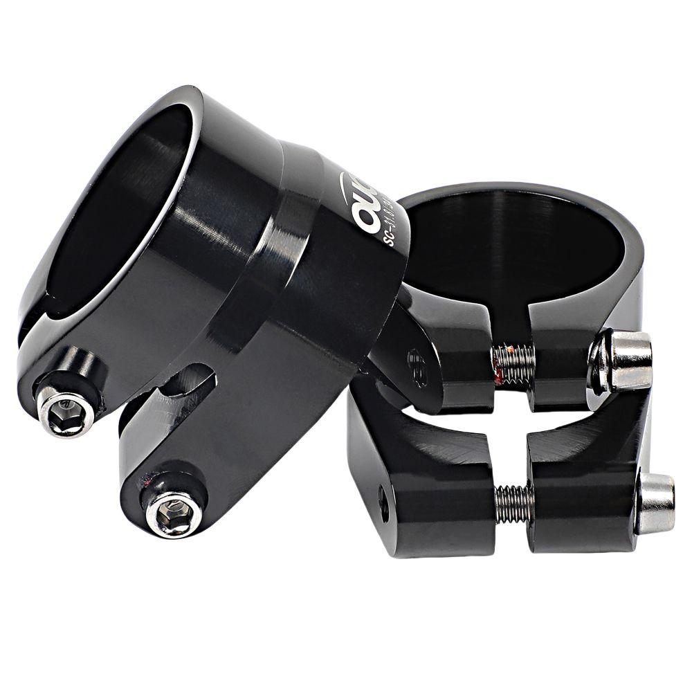 Blocage du tube de selle Collier de serrage du tube de selle Alliage d'aluminium-zinc Clip de tube de selle de vélo Pièces de vélo