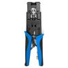 F/BNC/RCA RG6 Industrial Grade Carbon Steel Crimping Compression Pliers for Coaxial Cable Crimper with Wire Stripping Cutting