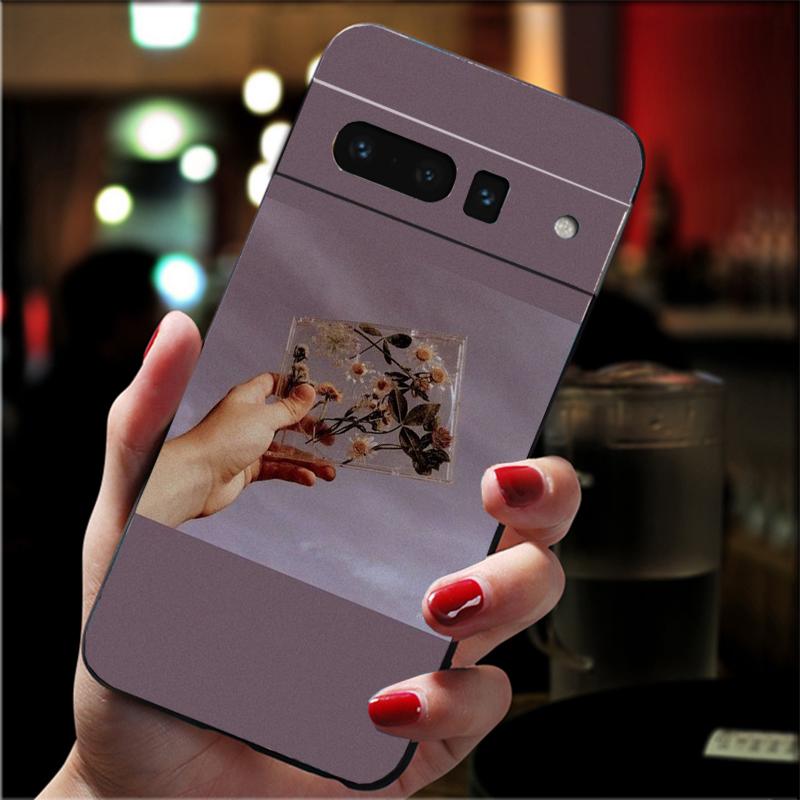 

Phone Case For Google Pixel 10 9 Pro XL 9A 8 7 6 Pro Pixel 8A 7A 6A Pixel 8 7 6 5 Aesthetic Art Pink Yellow Blue Sunflower Rose Google Pixel 9