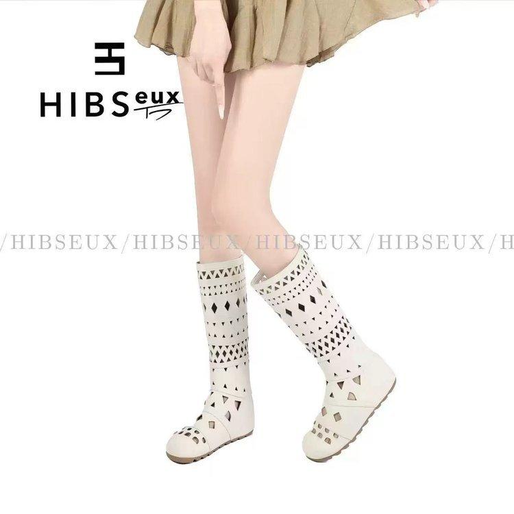 Comfortable Summer New Thin Inner Height Increase Women 2025 Summer New Versatile Hollow Breathable Fashion Boots