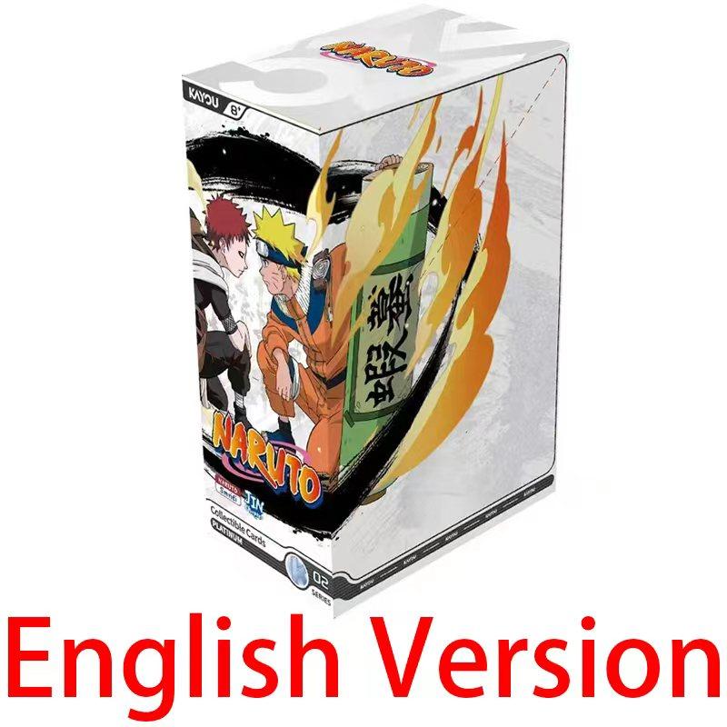 KAYOU Genuine Naruto Cards Box Anime Figure Card Booster Pack Sasuke Collection Flash Card Toy Birthday Christmas Gift for Kids