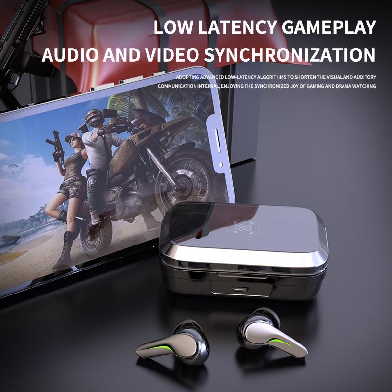 New Style Wireless Bluetooth Earbuds: Long Battery, In-ear Noise Cancelling, Gaming & Sleep