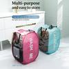 Portable Mesh Pop Up Laundry Hamper Wide Opening Breathable Collapsible Space-Saving Laundry Basket