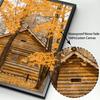 Autumn Sunrise Forest Deer House Pumpkin Rural Nordic Posters And Prints Wall Art Canvas Painting Decor Pictures For Living Room