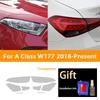 Für Mercedes Benz A-Klasse W176 W177 A45 A35 AMG 180 Auto Scheinwerfer Tönung Schwarz Schutzfolie Transparent TPU Aufkleber Zubehör VS3