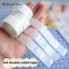 100pcs/Roll Transparent Dots Glue Removable Double Sided Adhesive Tape for Scrapbook, Journal, Photo, Memo & Household Use