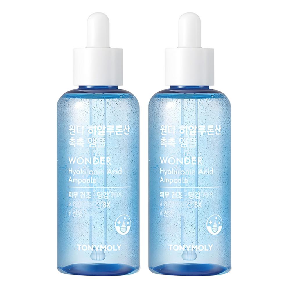 TONYMOLY Wonder Hyaluronic Acid Moisture Ampoule, 100ml, 2ea