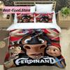 3D-Druck Mode Cartoon Ferdinand Bettwäsche-Set Jungen Mädchen Twin Queen King Size Bettbezug Kissenbezug Bett Jungen Schlafzimmer für Erwachsene