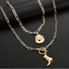 Simple Western Cowboy Hat Necklace - Unique Retro Trendy Denim Boot Pendant - Versatile Collar Chain