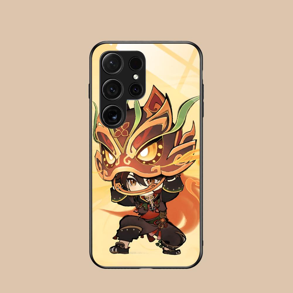 Game GI Gaming Mobile Phone Case for Samsung Galaxy S26 S25 S24 S23 S22 S21 S20 Note20 Plus FE Ultra Glass Colorful Cover Cover
