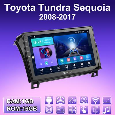 2 DIN Android Car Radio For Toyota Tundra Sequoia 2008-2017 Multimedia Player Head Unit Stereo GPS Navigation WIFI 1+16GB