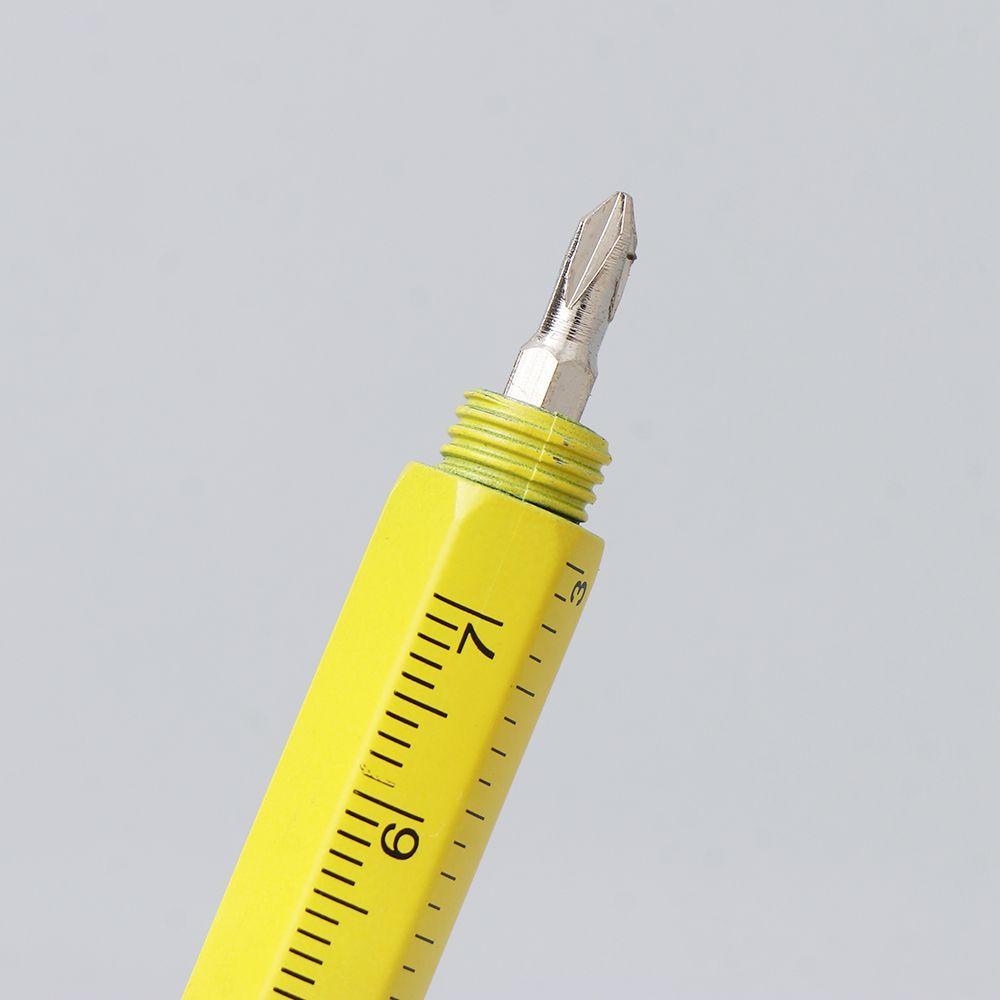 Plastic Screen Touch Spirit Level Ballpoint Pen Capacitive Pen Ruler Gadgets Multi-functional Pen