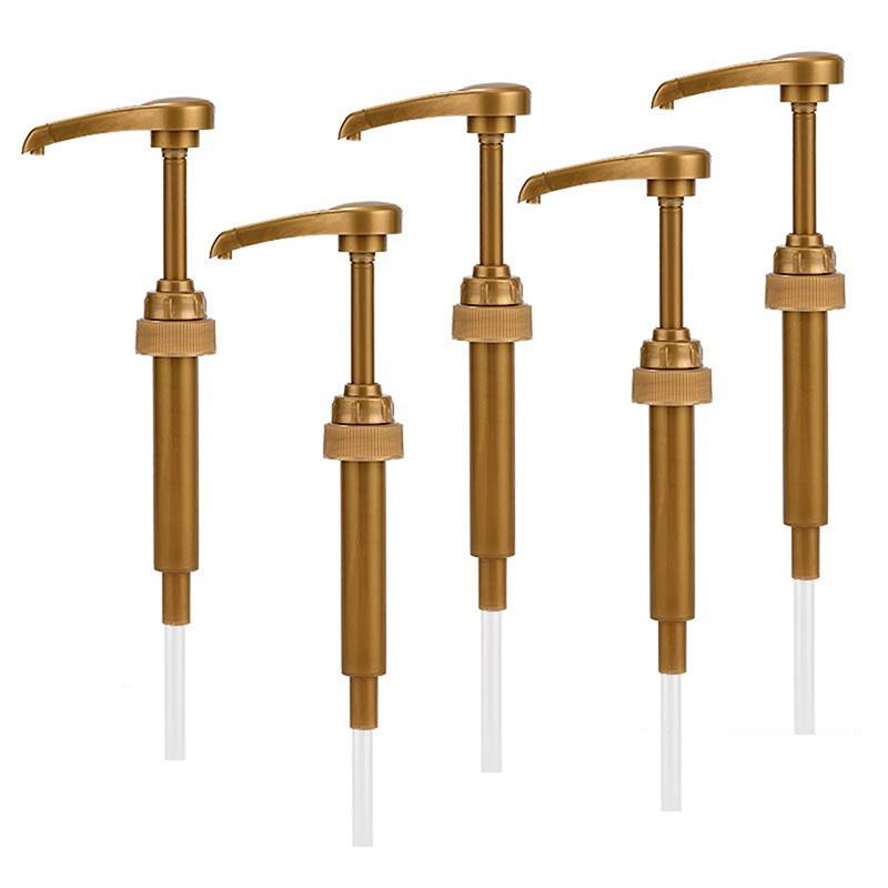 1/5Pcs Coffee 750Ml Dispenser Syrup Pump Black Liquid Dispenser For Syrup 10Ml Juice Bottle Dispenser Pump