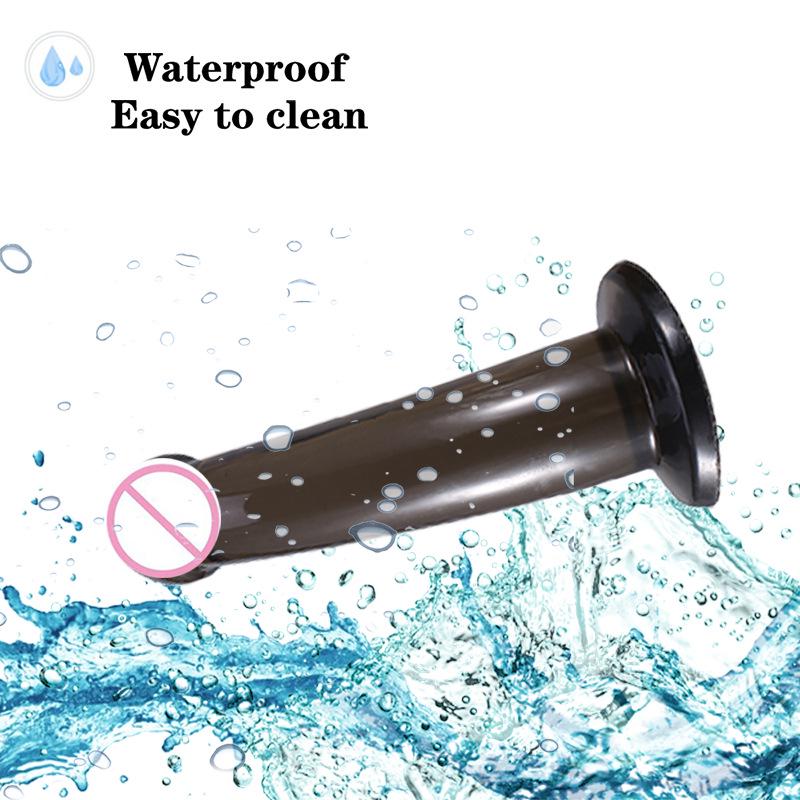 Erotické růžové dildo s přísavkou a anální kolík pro muže a ženy